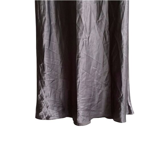 𝅺VANITY FAIR Vintage Sleeveless Long Nightgown Nightdress Grey L - Picture 6 of 9